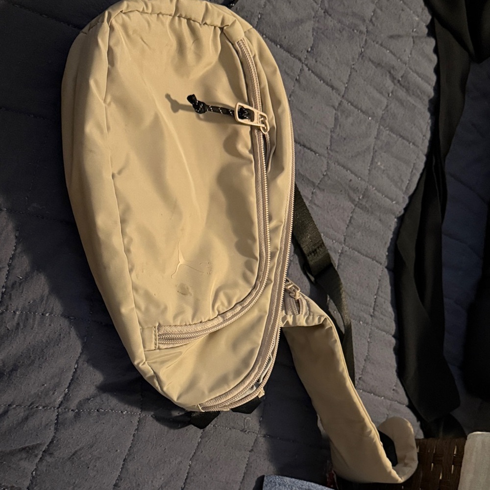 Men's Tan Sling Bag